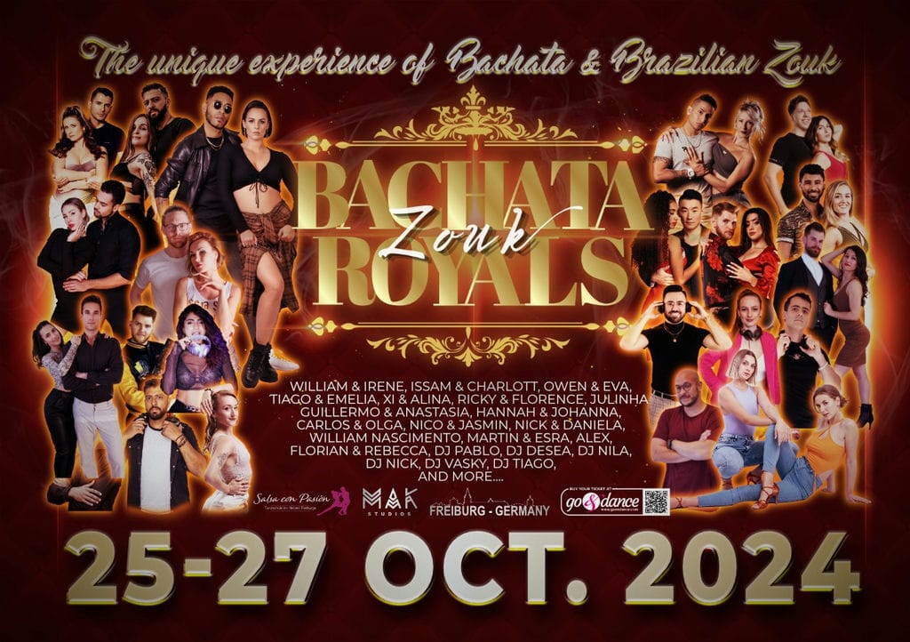 Bachata Zouk Royals 2024 Poster
