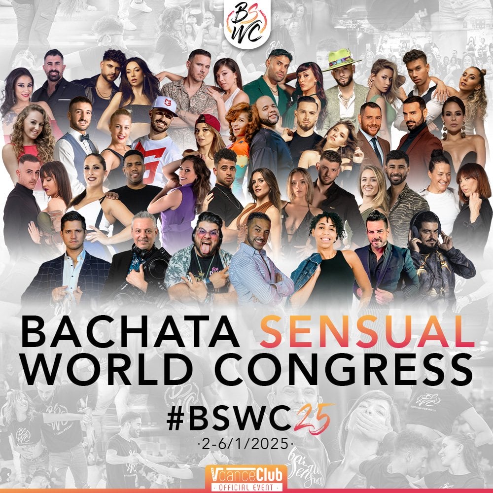Bachata Sensual World Congress (BSWC) 2025 Poster slide Main