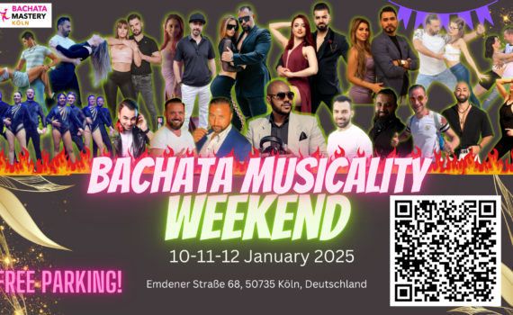 Bachata Musicality Festival Bachata Mastery Poster