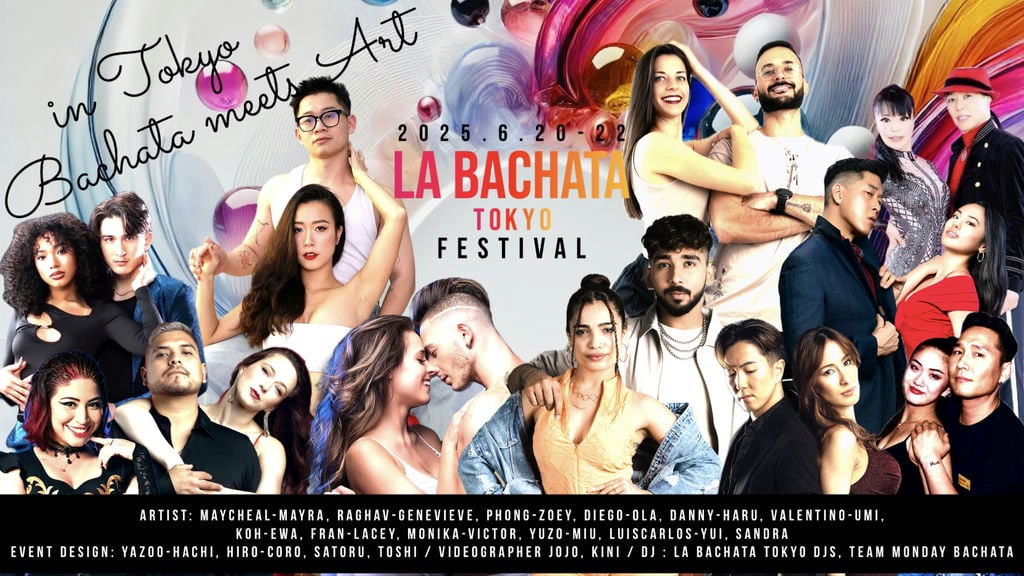 La Bachata Tokyo Festival 2025 Poster